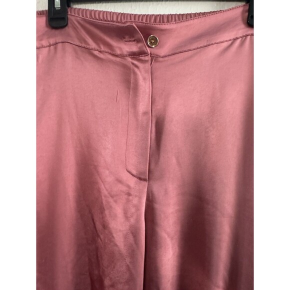 Michael Kors pants Women's Solid Satin Cargo Zippered Pants Dusty Rose size M - Picture 5 of 15